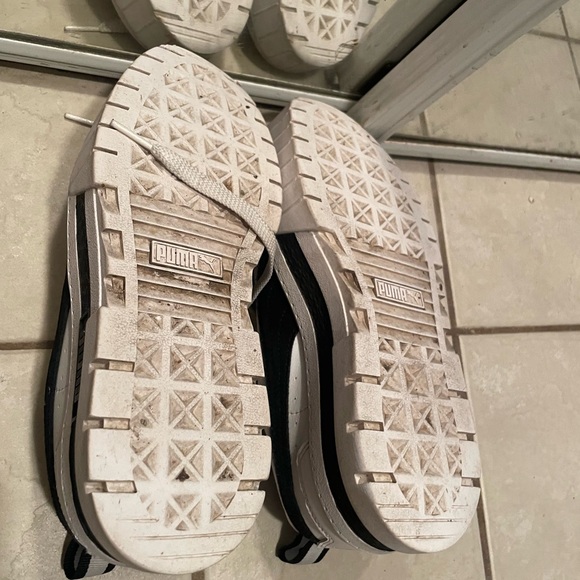 Puma Women’s Mayze platform sneakers. White. 8.5 - Picture 5 of 7